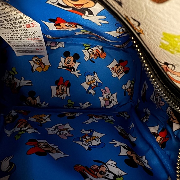 Loungefly - Mickey Mouse and Friends Backpack - NWOT - Picture 7 of 9